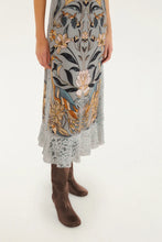 Load image into Gallery viewer, Farm Rio Stained Glass Beauty Slip Midi Dress - Soft Blue