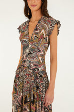Load image into Gallery viewer, Farm Rio Tapestry Flowers Sleeveless Maxi Dress - Dark Green
