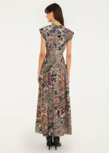 Load image into Gallery viewer, Farm Rio Tapestry Flowers Sleeveless Maxi Dress - Dark Green