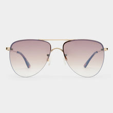 Load image into Gallery viewer, Le Specs The Prince - Gold Brown Grad Flash Mirror