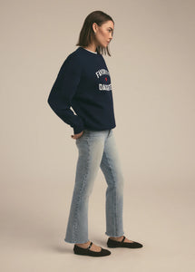 Favorite Daughter Heart Logo Sweatshirt - Navy