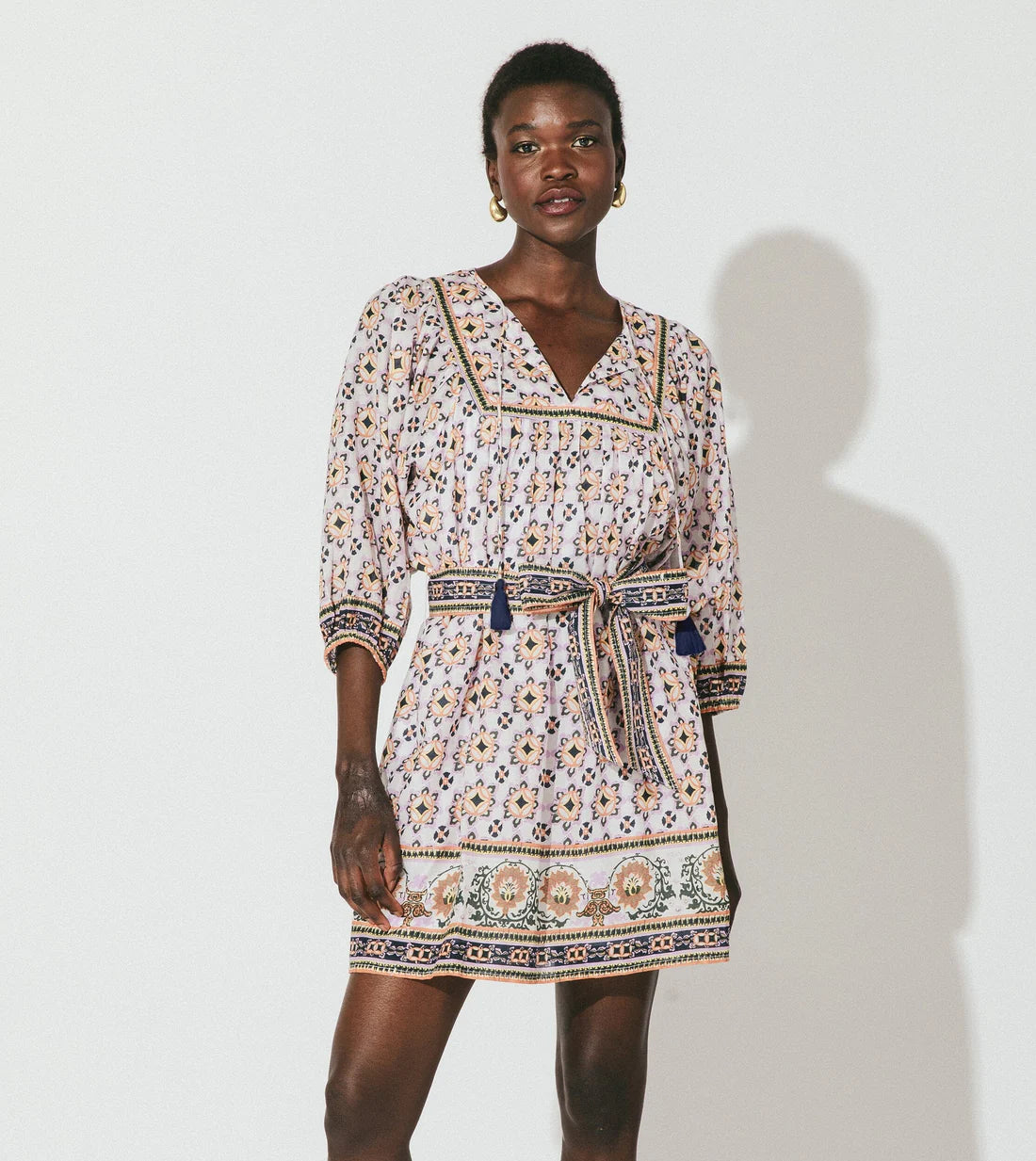 Cleobella Giovanna Mini Dress - Marrakesh Print