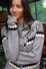 Load image into Gallery viewer, Marea New England Cardigan - Mushroom Heather