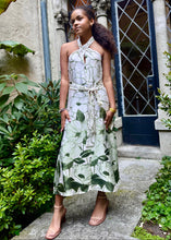 Load image into Gallery viewer, Kia Moore Tropical Bloom Dress - Apple Green