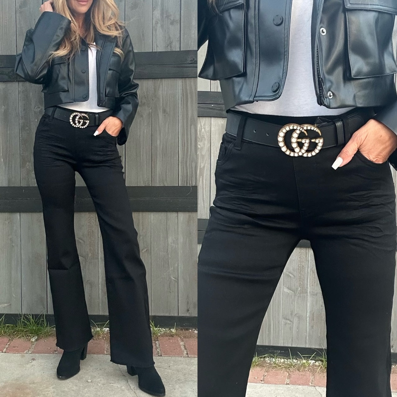 Flog Amanda - Black Denim