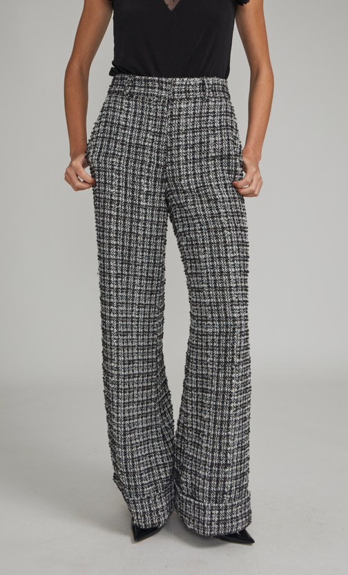 Generation Love Joey Tweed Pants - Black/White – Luck Lafayette