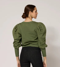 Load image into Gallery viewer, Cleobella Indi Sweatshirt - Army Green