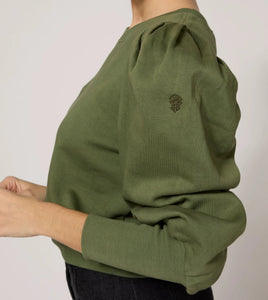 Cleobella Indi Sweatshirt - Army Green