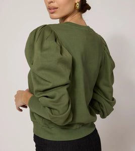 Cleobella Indi Sweatshirt - Army Green