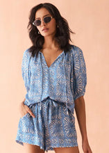 Load image into Gallery viewer, Omika Isla Blouse - Kashni Ocean