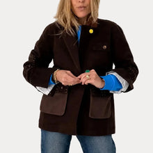 Load image into Gallery viewer, Kerri Rosenthal Love Brigade Barn Blazer - Brown
