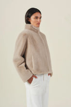 Load image into Gallery viewer, Velvet Sheena Luxe Faux Fur Jacket - Beige
