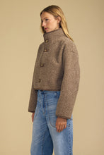 Load image into Gallery viewer, Velvet Esme Faux Sherpa Reversible Jacket - Faded Coco