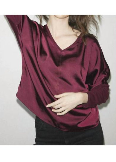 Melissa Nepton Cindy Top - Red Wine