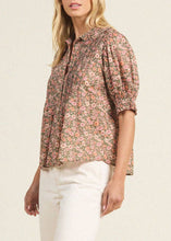 Load image into Gallery viewer, Trovata Jess Blouse - Marigold Mistral
