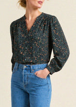 Load image into Gallery viewer, Trovata Pauline Blouse - Marin Ditsy