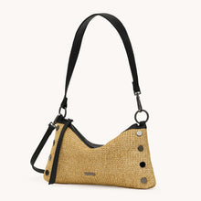 Load image into Gallery viewer, Hammitt Kyle - Noir Smooth Raffia/Gunmetal