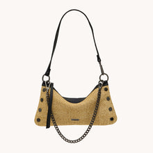 Load image into Gallery viewer, Hammitt Kyle - Noir Smooth Raffia/Gunmetal