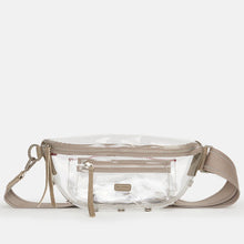 Load image into Gallery viewer, Hammitt Charles Crossbody Clear - Pewter/Brushed Silver