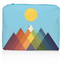 Load image into Gallery viewer, Hi, Love Travel Medium Zipper Pack - Mountain Brights