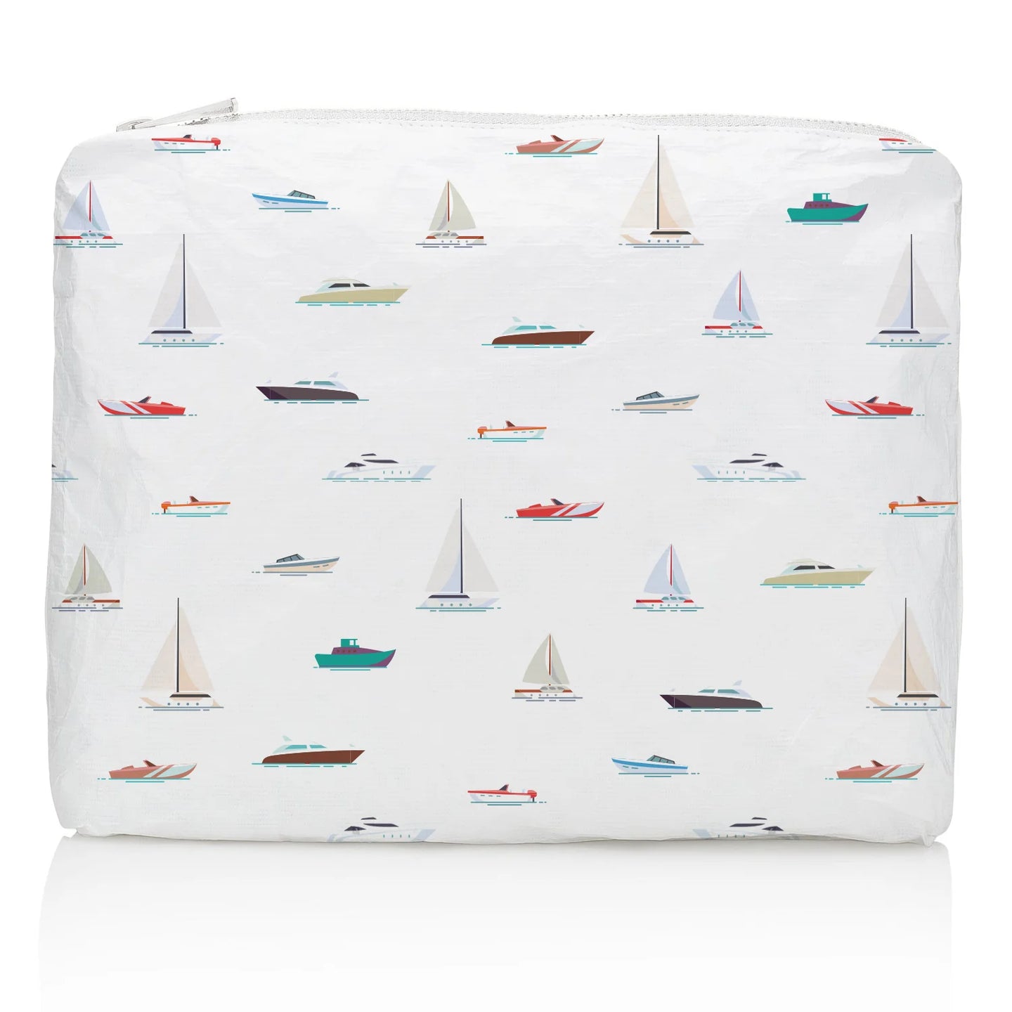 Hi, Love Medium Zipper Pack - “Set Sail” Myriad of Nautical Boats