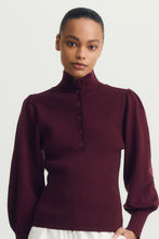Load image into Gallery viewer, Melissa Nepton Ash Sweater - Burgundy