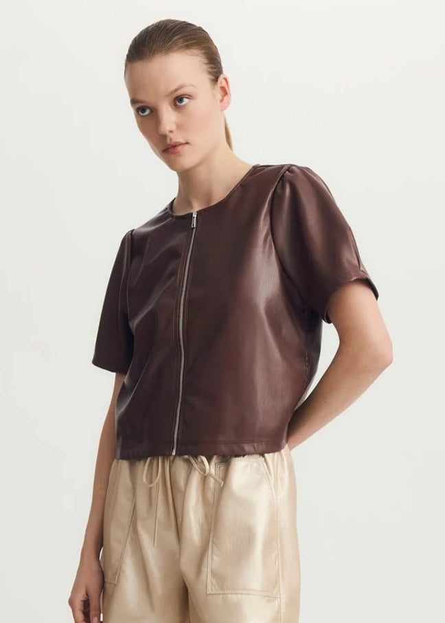 Melissa Nepton Houston Top - Dark Brown