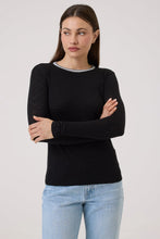 Load image into Gallery viewer, Goldie L/S Metallic Ringer Tee - 3 Colors