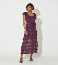 Load image into Gallery viewer, Cleobella Milana Ankle Dress - Bordeaux Floral
