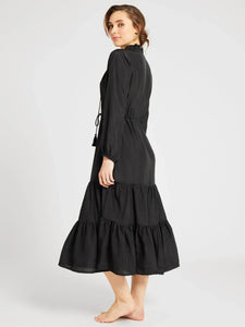 MILLE Astrid Dress - Black Silk