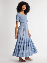 Load image into Gallery viewer, MILLE Celia Dress - Chambray Polka Dot