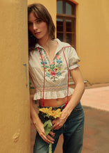 Load image into Gallery viewer, MILLE Tali Top - Flora Embroidery