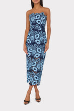 Load image into Gallery viewer, Milly Kait Two-tone Floral Lace Dress - Blue/Navy