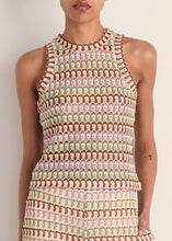 Load image into Gallery viewer, Veronica Beard Rhett Tank - Deep Ochre/Dove Multi