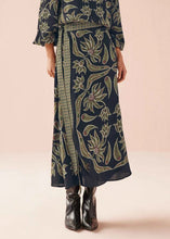 Load image into Gallery viewer, Omika Nalini Wrap Skirt - Alexia Onyx