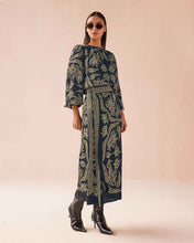 Load image into Gallery viewer, Omika Nalini Wrap Skirt - Alexia Onyx