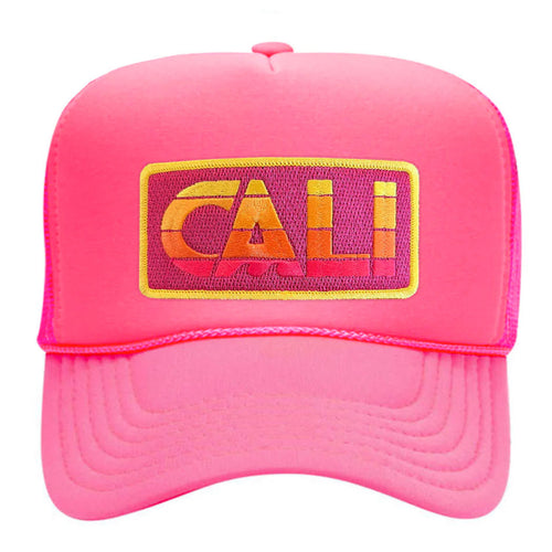 Port Sandz CALI Trucker Hat - Neon Pink