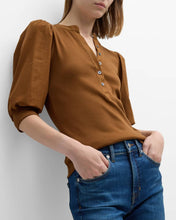 Load image into Gallery viewer, Veronica Beard Coralee Puff-Sleeve Top - 2 Colors