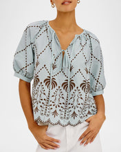Load image into Gallery viewer, Rails Catalene Top - Ocean Palms Embroidery