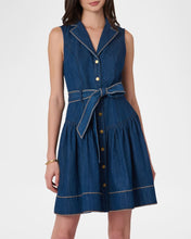 Load image into Gallery viewer, Shoshanna Mae Dress - Denim/Neutral