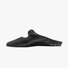 Load image into Gallery viewer, Beek Noddy Leather Ballet Mule- Black