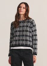 Load image into Gallery viewer, Velvet Lacey Sweater - Plaid