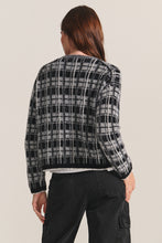 Load image into Gallery viewer, Velvet Lacey Sweater - Plaid