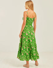 Load image into Gallery viewer, Pink City Prints Lime Jungle Seychelles Dress