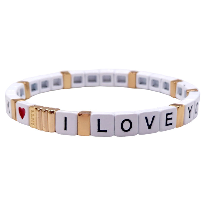 La Lumiere Stackable To the Moon and Back Bracelet - Gold