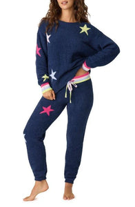 P.J. Salvage Marshmallow Party Pajama Set - Navy