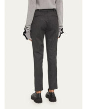 Load image into Gallery viewer, Ramy Brook Catherine Pant - Charcoal Lurex Pinstripe