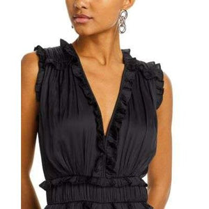 Ramy Brook Katelyn Ruffled Jumpsuit - Black