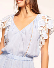 Load image into Gallery viewer, Ramy Brook Ryan Dress - Chambray Embroidered Linen
