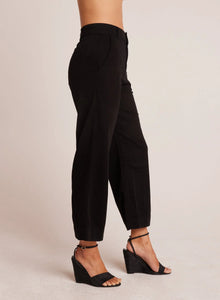 Bella Dahl Saige Wide Leg Crop - Black